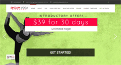 Desktop Screenshot of bikramyogabayside.com.au